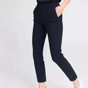 rag & bone Women's Navy Straight Leg Pants